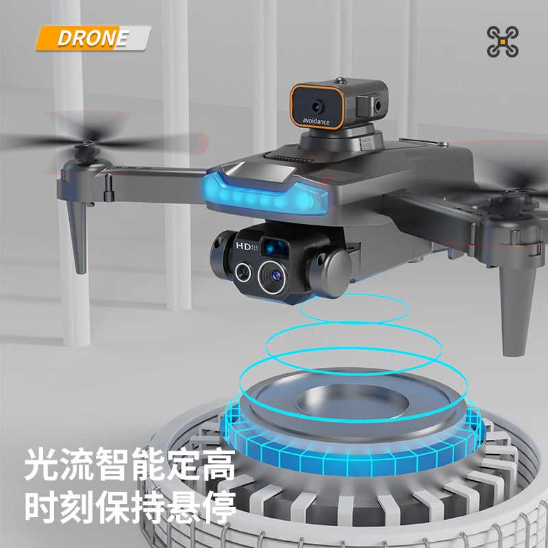 Intelligent Obstacle Avoidance with Four Cameras and 8K HD on the Lenovo P15 Drone Longevity 5000m GPS Brushless Remote Control Aircraft