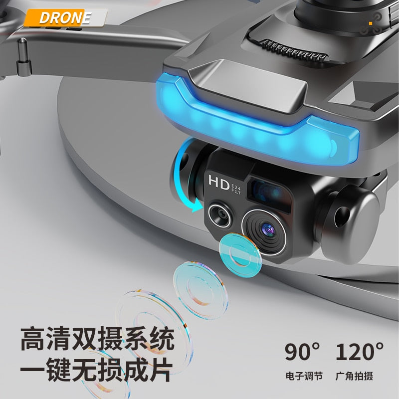 Intelligent Obstacle Avoidance with Four Cameras and 8K HD on the Lenovo P15 Drone Longevity 5000m GPS Brushless Remote Control Aircraft