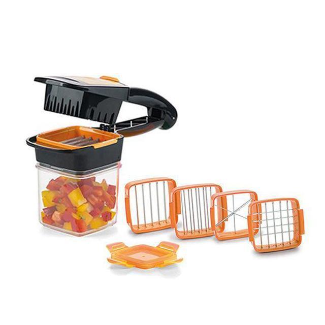 Fast Vegetable Dicer with 4 Blades